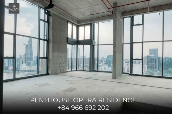 Bán Sky Villa Penthouse Opera Residence | Trực diện sông Sài Gòn | Diện tích 400m2 | Hồ Bơi sân vườn riêng